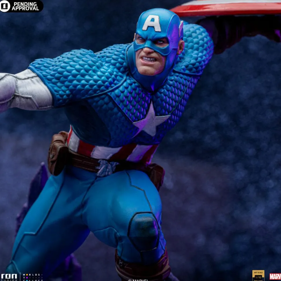 The Infinity Gauntlet - Captain America Deluxe 1/10th Scale Statue