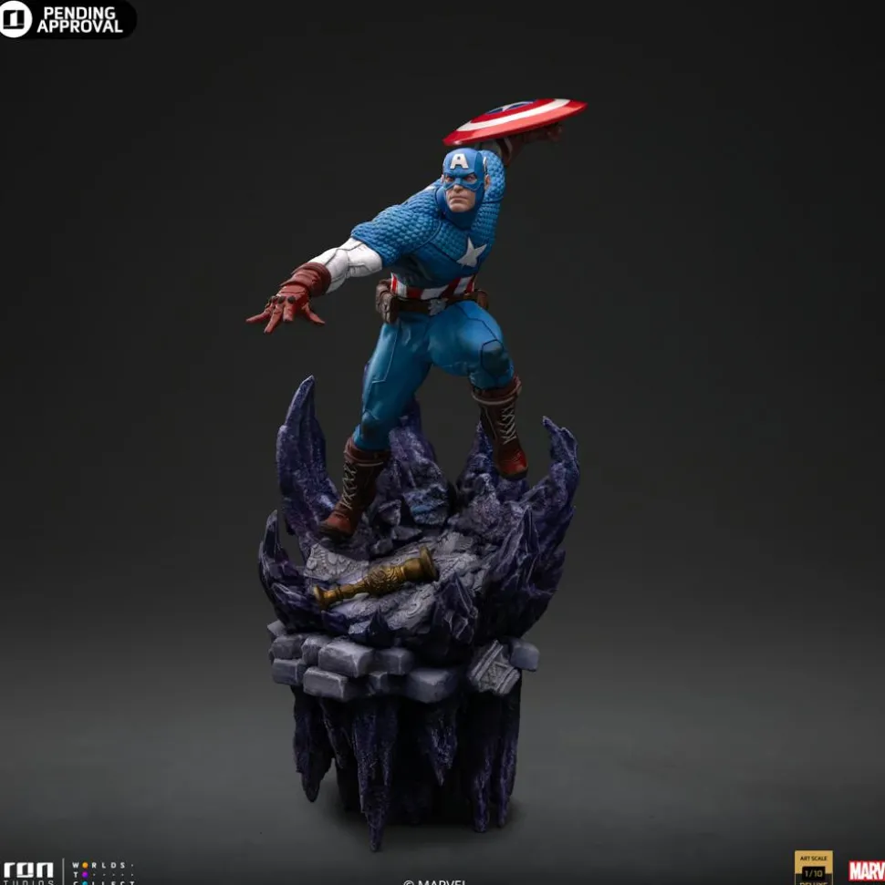 The Infinity Gauntlet - Captain America Deluxe 1/10th Scale Statue