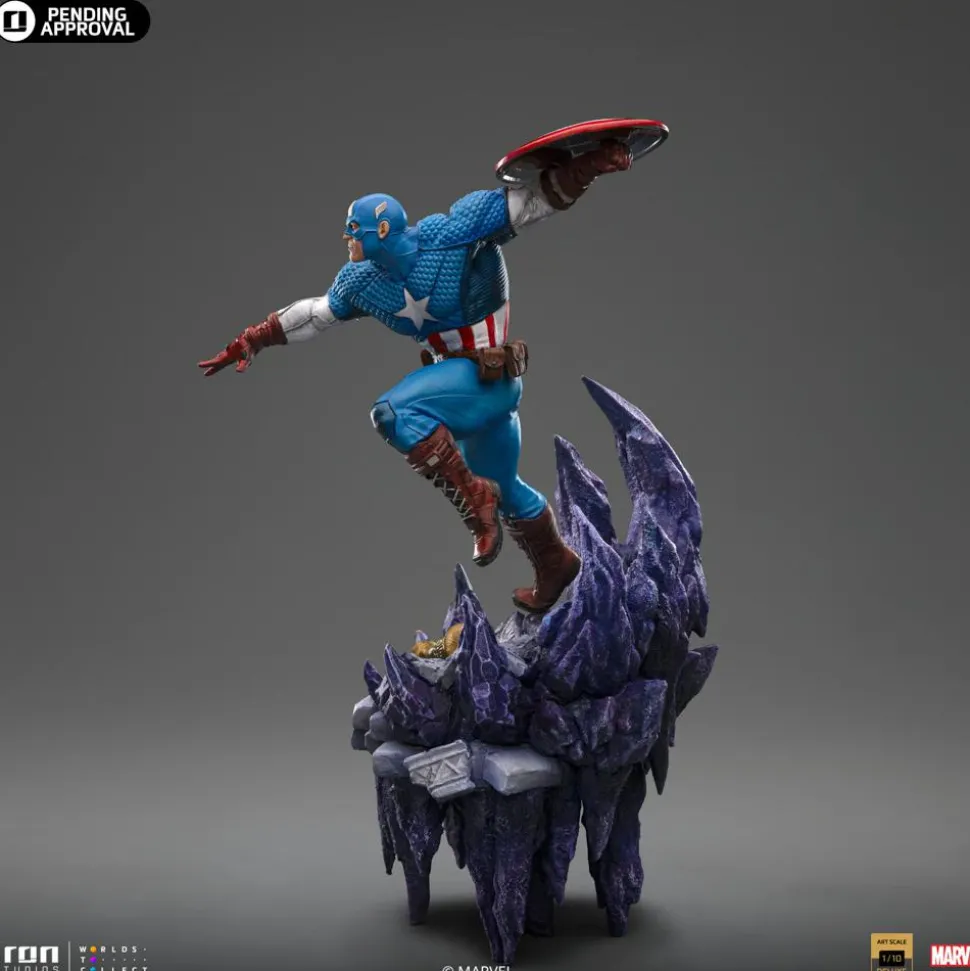 The Infinity Gauntlet - Captain America Deluxe 1/10th Scale Statue