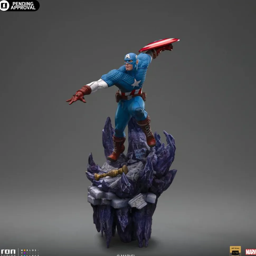The Infinity Gauntlet - Captain America Deluxe 1/10th Scale Statue