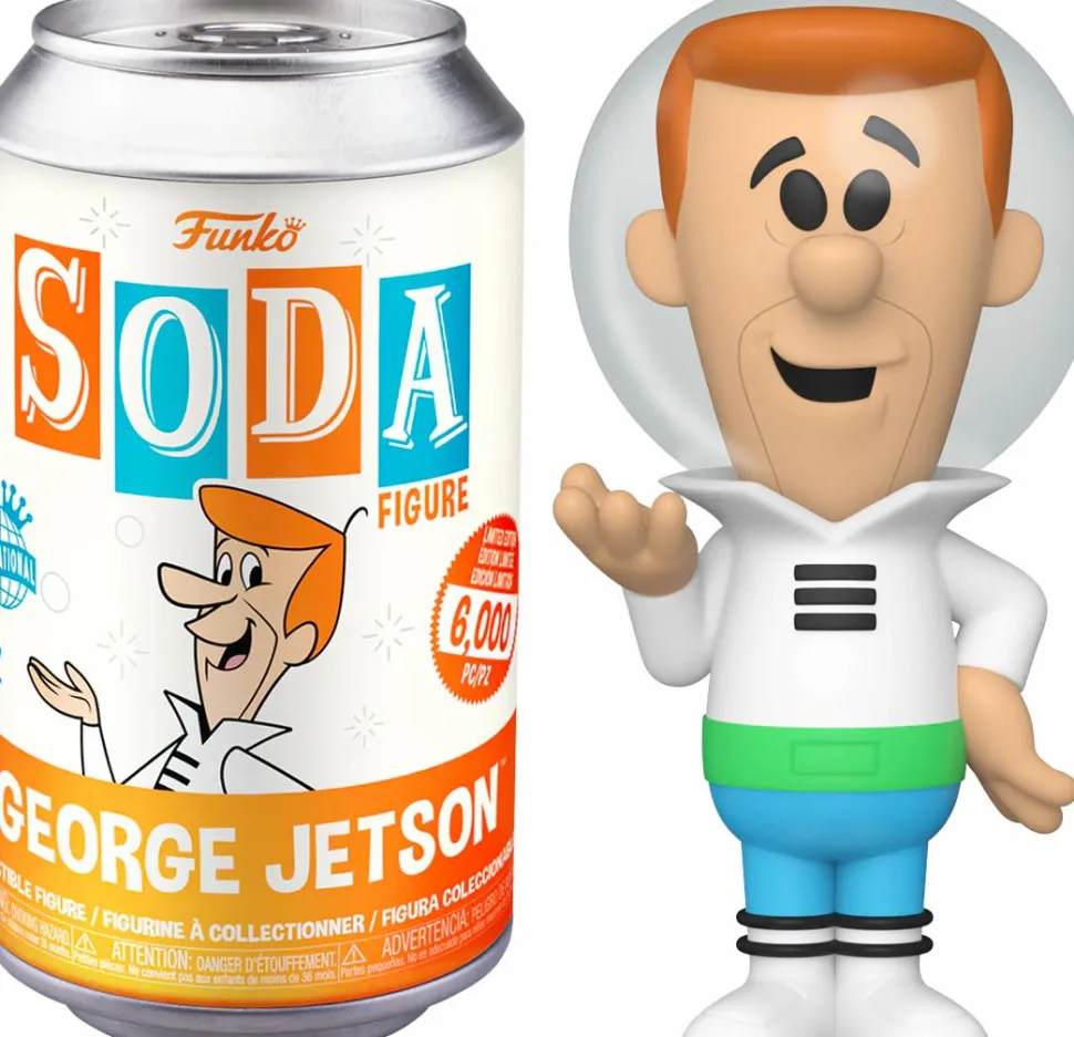 The Jetsons - George Jetson Vinyl SODA Figure in Collector Can (International Edition)