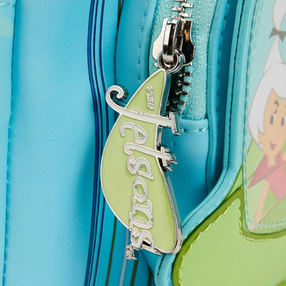 The Jetsons - Spaceship 10” Faux Leather Mini Backpack