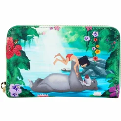 The Jungle Book (1967) - Bare Necessities 4” Faux Leather Zip-Around Wallet