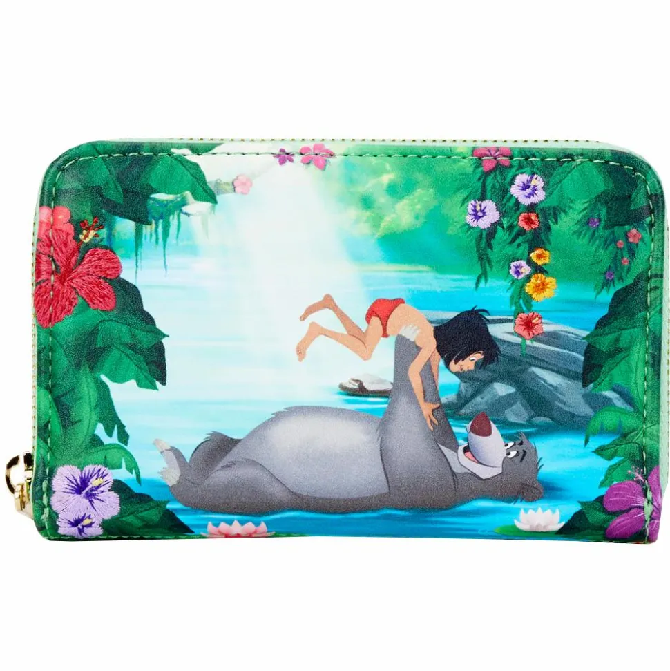 The Jungle Book (1967) - Bare Necessities 4” Faux Leather Zip-Around Wallet