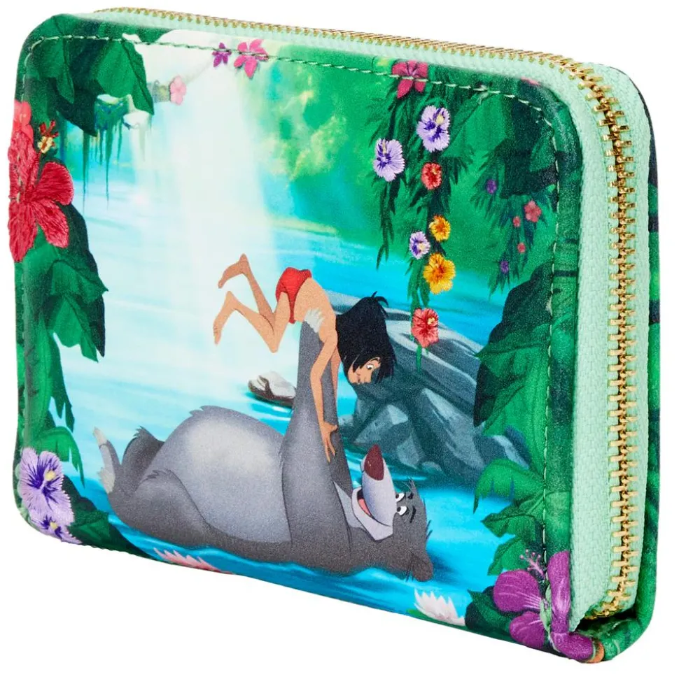 The Jungle Book (1967) - Bare Necessities 4” Faux Leather Zip-Around Wallet