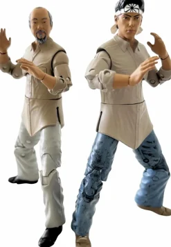 The Karate Kid (1984) - Mr. Miyagi and Daniel LaRusso Miyagi-Do Training 6" Action Figure 2-Pack