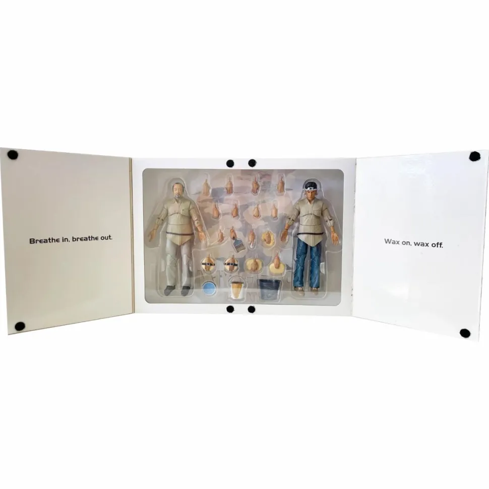 The Karate Kid (1984) - Mr. Miyagi and Daniel LaRusso Miyagi-Do Training 6" Action Figure 2-Pack