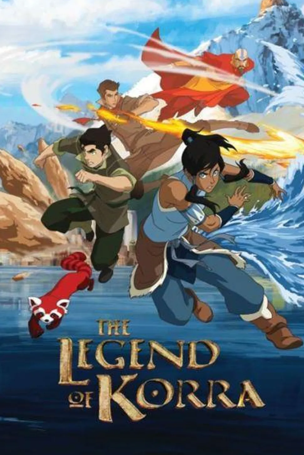 The Legend Of Korra - Bending The Elements Poster (1129)