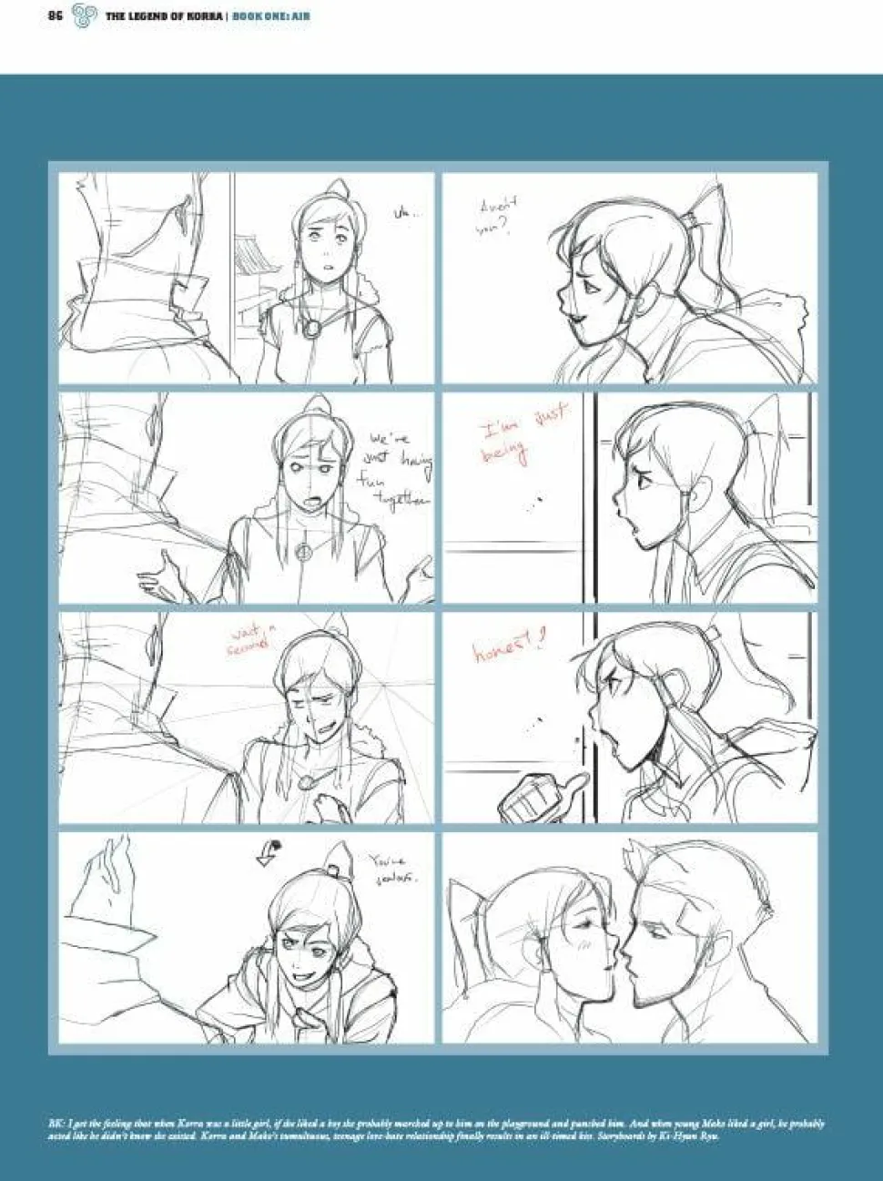 The Legend of Korra - The Art of the Animated Series Book One: Air Hardcover Book (Second Edition)