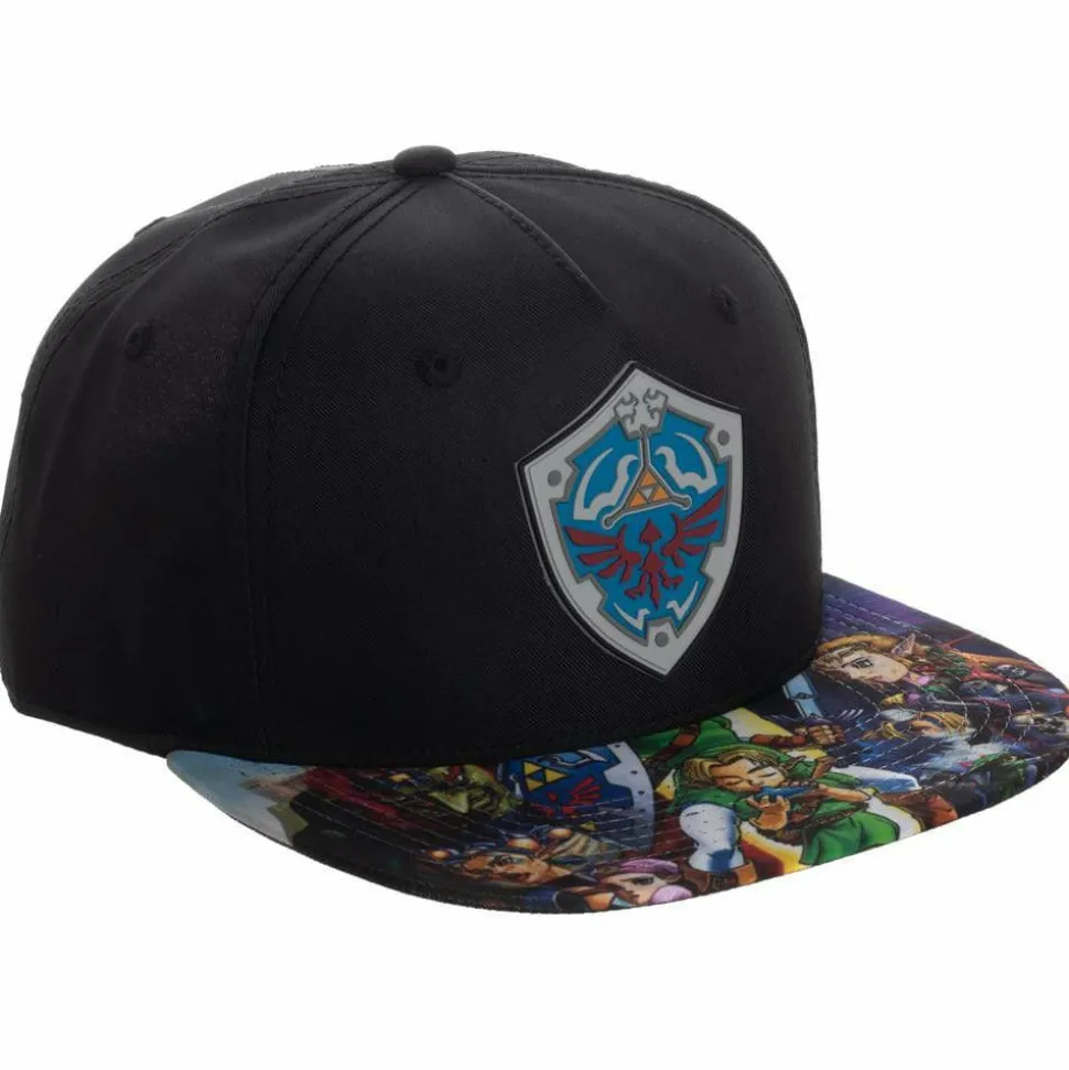 The Legend of Zelda - Sublimated Flat Bill Adjustable Snapback Hat