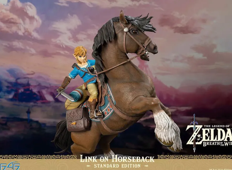 The Legend of Zelda: Breath of the Wild - Link on Horseback 22” Statue