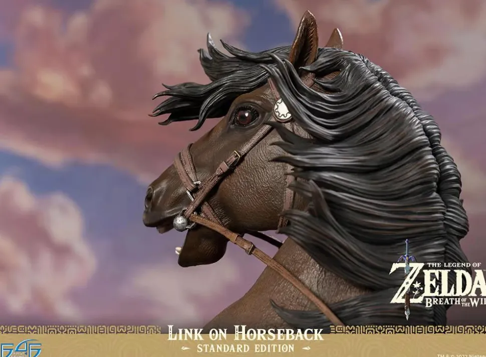 The Legend of Zelda: Breath of the Wild - Link on Horseback 22” Statue