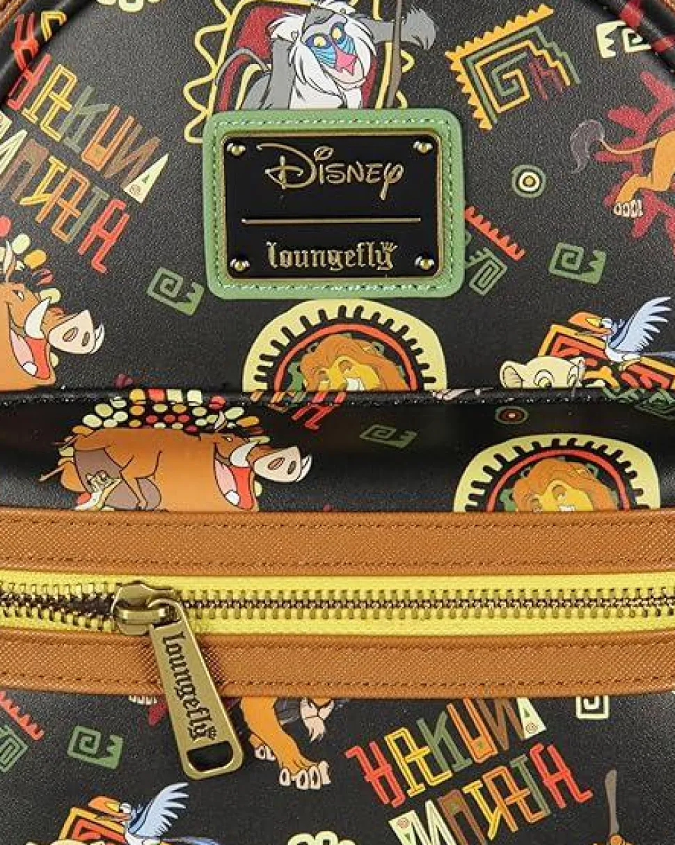 The Lion King (1994) - Character Tribal 10" Faux Leather Mini Backpack