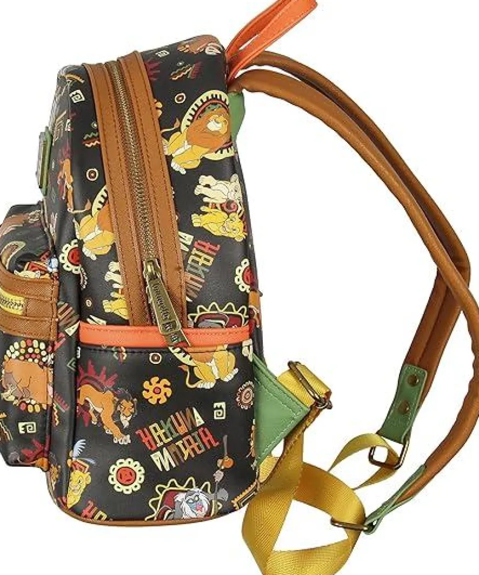 The Lion King (1994) - Character Tribal 10" Faux Leather Mini Backpack