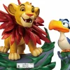 The Lion King (1994) - Little Simba & Zazu Master Craft 12" Statue 2-Pack