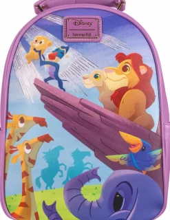 The Lion King (1994) - Pride Rock 12” Faux Leather Mini Backpack