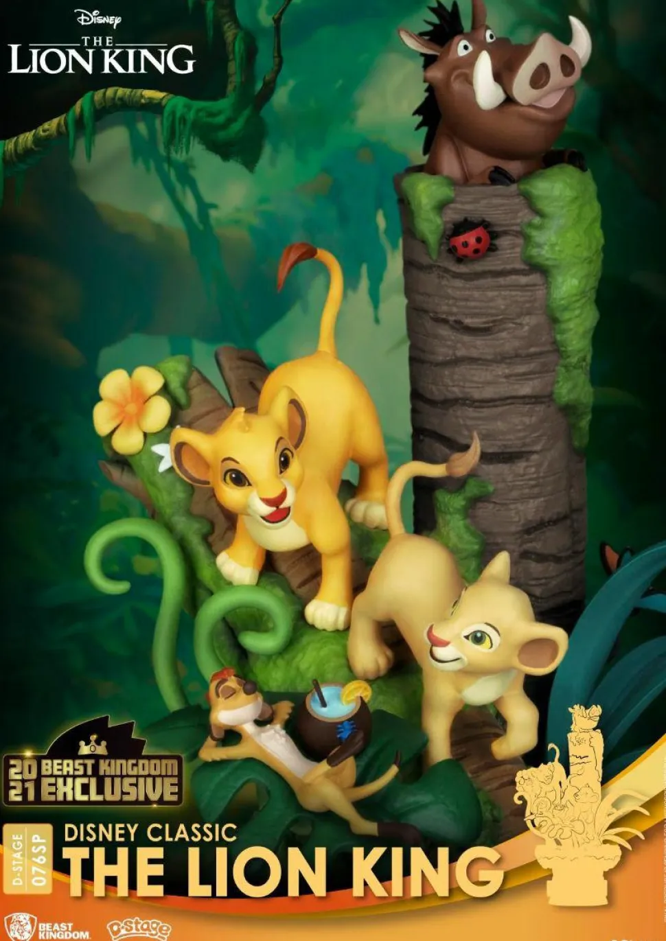 The Lion King (1994) - The Lion King D-Stage Special Edition 7" Diorama Statue (2021 Beast Kingdom Exclusive)