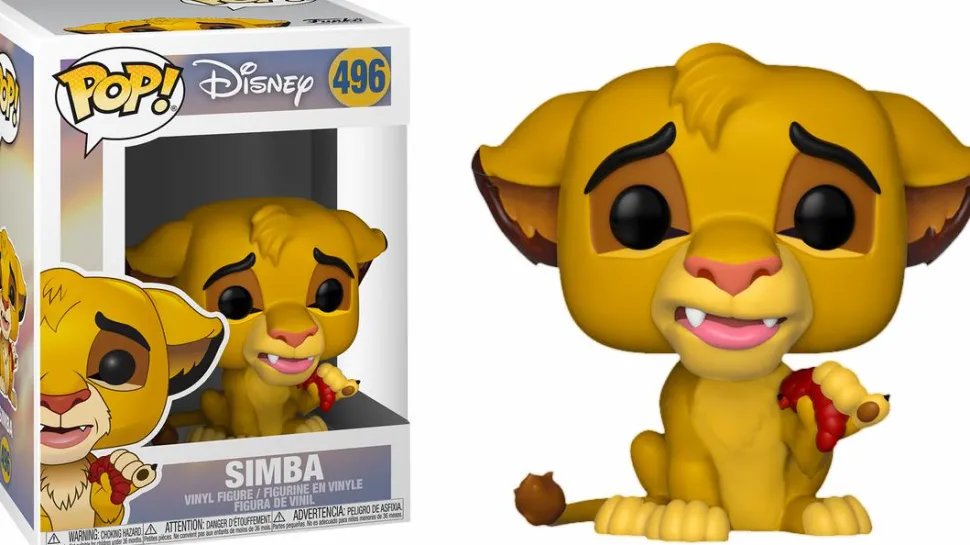 The Lion King - Simba with Grub Pop! Vinyl Figure