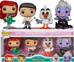 The Little Mermaid (1989) - Ariel, Prince Eric, Scuttle & Ursula Pop! Vinyl Figure 4-Pack