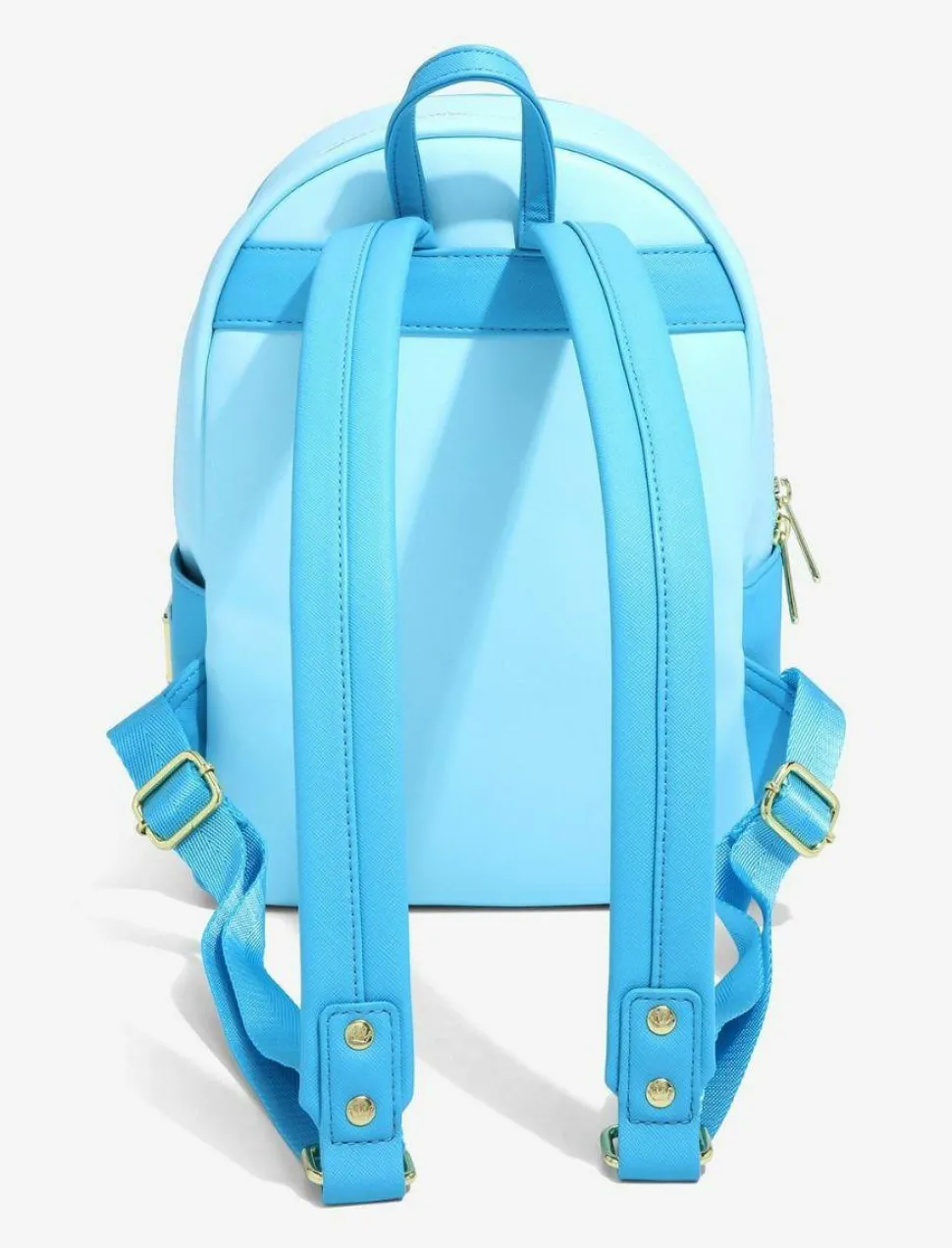 The Little Mermaid (1989) - Castle Snap Flap 12” Faux Leather Mini Backpack