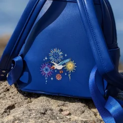The Little Mermaid (1989) - Fireworks Light Up & Glow in the Dark 10” Faux Leather Mini Backpack (Int Sales Only)
