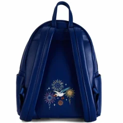 The Little Mermaid (1989) - Fireworks Light Up & Glow in the Dark 10” Faux Leather Mini Backpack (Int Sales Only)