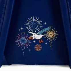 The Little Mermaid (1989) - Fireworks Light Up & Glow in the Dark 10” Faux Leather Mini Backpack (Int Sales Only)
