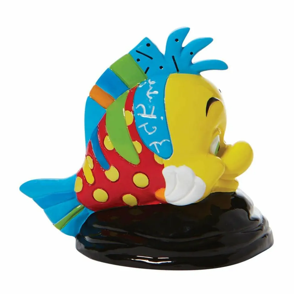 The Little Mermaid (1989) - Flounder 2” Statue by Romero Britto