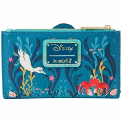 The Little Mermaid (2023) - Live Action 4” Faux Leather Flap Wallet