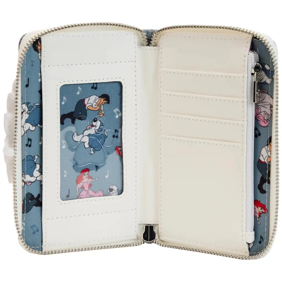 The Little Mermaid (1989) - Max Cosplay 4” Faux Leather Zip-Around Wallet