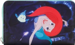 The Little Mermaid (1989) - Scenes 4” Zip-Around Wallet