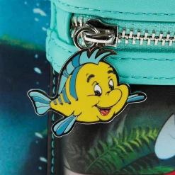 The Little Mermaid (1989) - Scenes 10” Faux Leather Mini Backpack