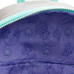 The Little Mermaid (1989) - Scenes 10” Faux Leather Mini Backpack