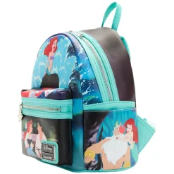 The Little Mermaid (1989) - Scenes 10” Faux Leather Mini Backpack