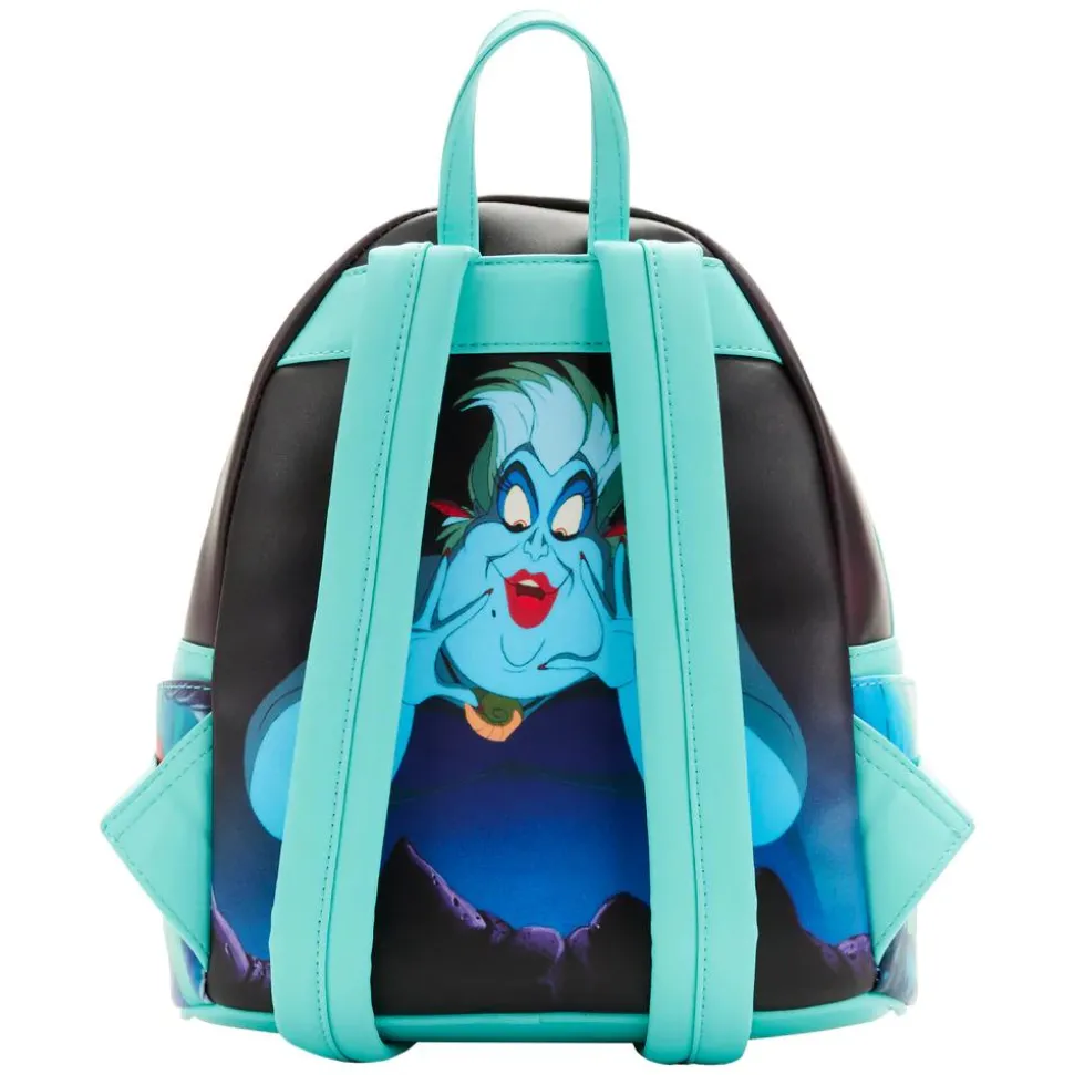The Little Mermaid (1989) - Scenes 10” Faux Leather Mini Backpack