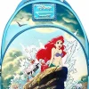 The Little Mermaid (1989) - Scene 10" Faux Leather Mini Backpack