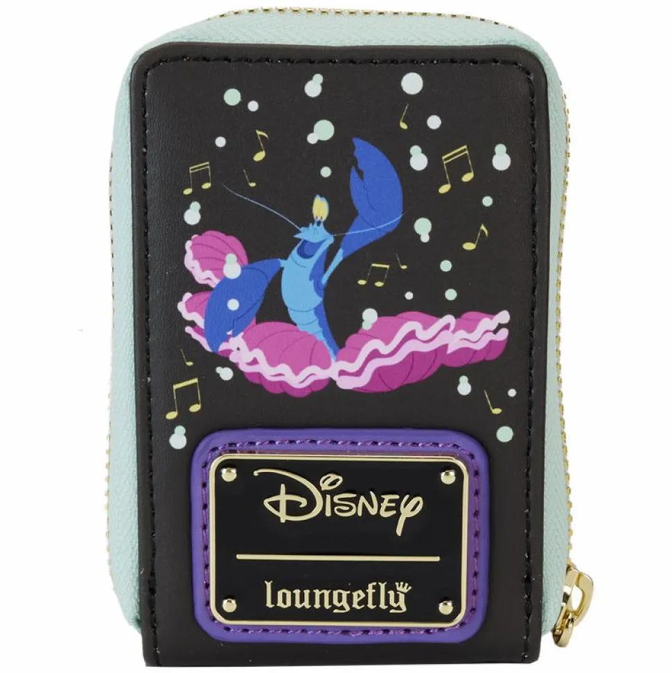 The Little Mermaid (1989) - 35th Anniversary Life is the Bubbles Glow in the Dark 4" Faux Leather Accordion Wallet