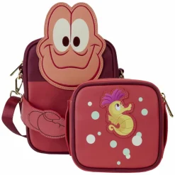 The Little Mermaid (1989) - 35th Anniversary Sebastian 8" Faux Leather Crossbuddy Bag