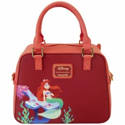 The Little Mermaid (1989) - 35th Anniversary Ariel Cosplay Glow in the Dark 8” Faux Leather Crossbody Bag