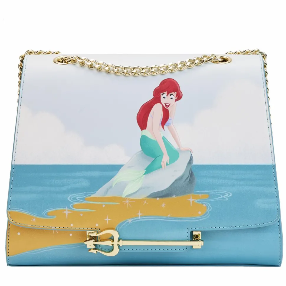 The Little Mermaid (1989) - Triton’s Gift 8” Faux Leather Crossbody Bag