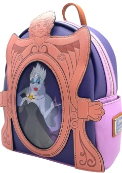 The Little Mermaid (1989) - Ursula & Vanessa Lenticular 10” Faux Leather Mini Backpack