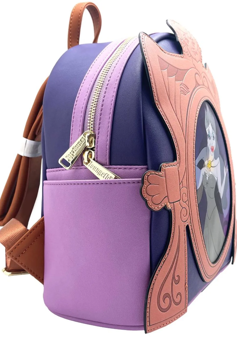The Little Mermaid (1989) - Ursula & Vanessa Lenticular 10” Faux Leather Mini Backpack