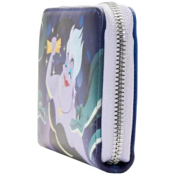 The Little Mermaid (1989) - Ursula Lair Glow in the Dark 4” Faux Leather Zip-Around Wallet