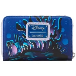 The Little Mermaid (1989) - Ursula Lair Glow in the Dark 4” Faux Leather Zip-Around Wallet