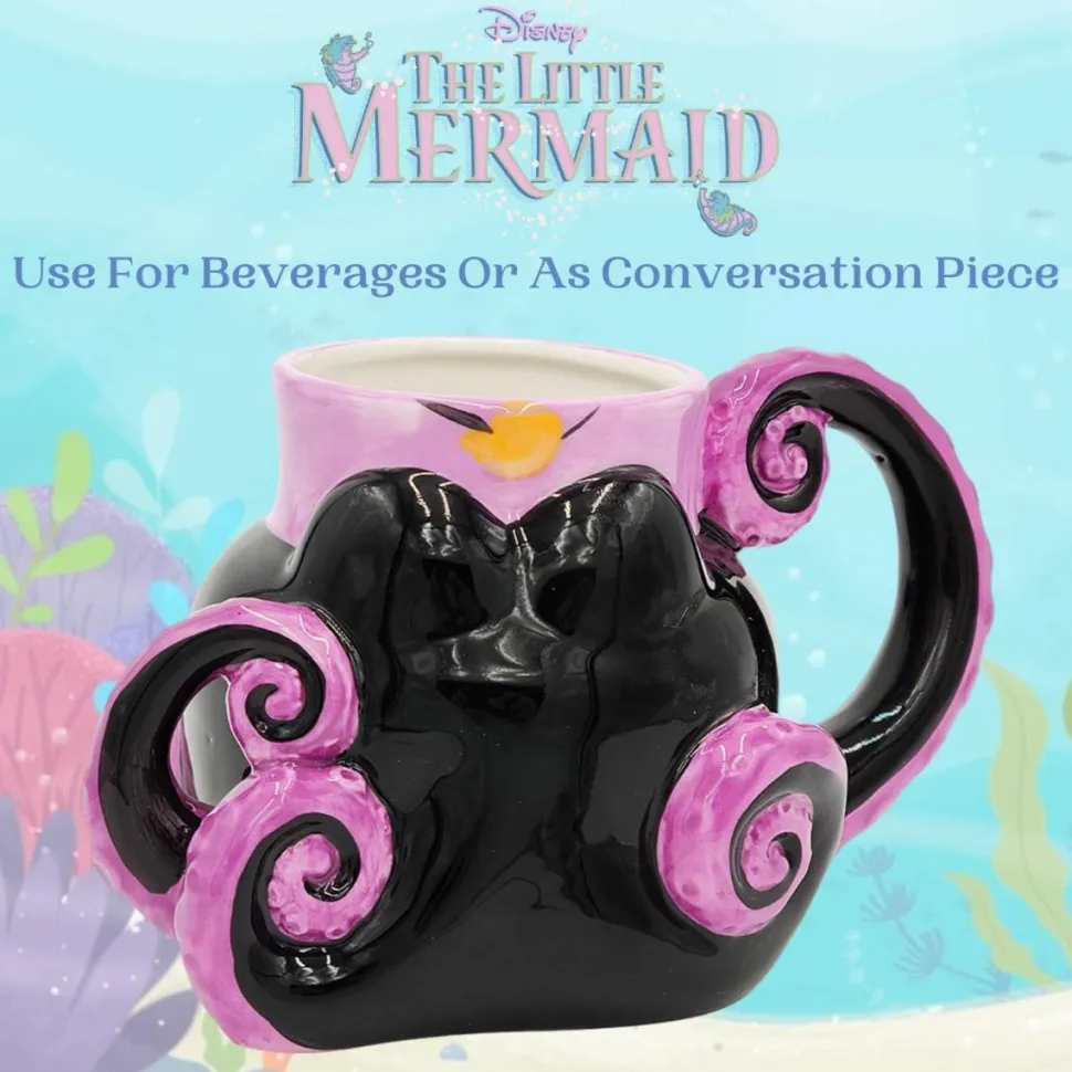 The Little Mermaid (1989) - Ursula 3D Sculpted Ceramic Mug