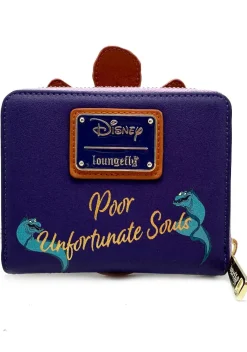 The Little Mermaid (1989) - Ursula & Vanessa Lenticular 4” Faux Leather Zip-Around Wallet