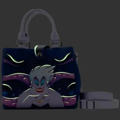The Little Mermaid (1989) - Ursula Plotting Glow in the Dark 6” Faux Leather Crossbody Bag