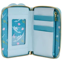 The Little Mermaid (1989) - Wedding Cake 4” Faux Leather Zip-Around Wallet