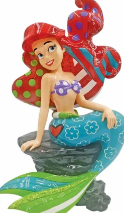 The Little Mermaid - Ariel on Rock 6.5” Statue by Romero Britto