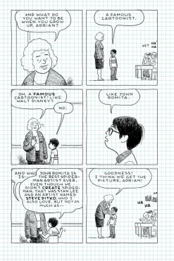 The Loneliness of the Long-Distance Cartoonist by Adrian Tomine Hardcover Book
